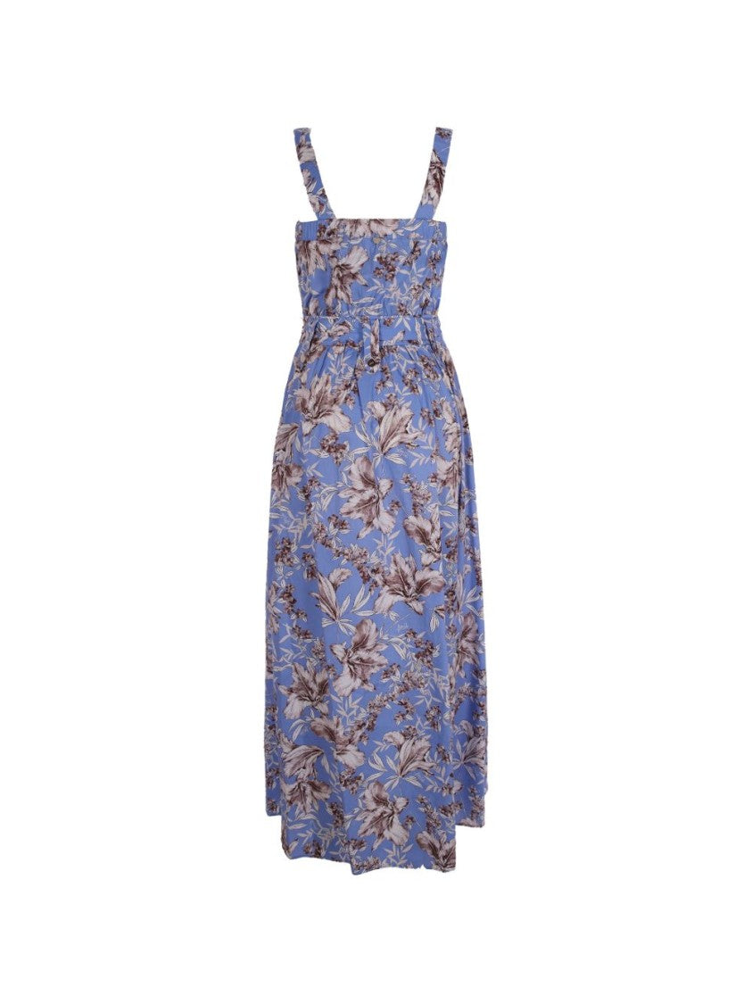 Liu Jo Blue Floral Print Sleeveless Day Dress