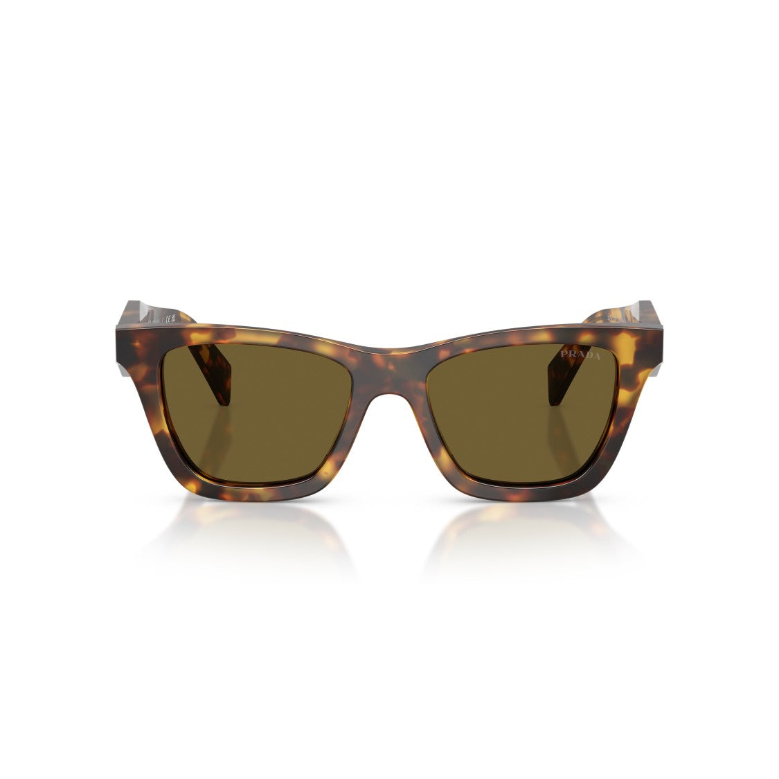 Prada 0Pr C07s Square Frame Tortoiseshell Sunglasses