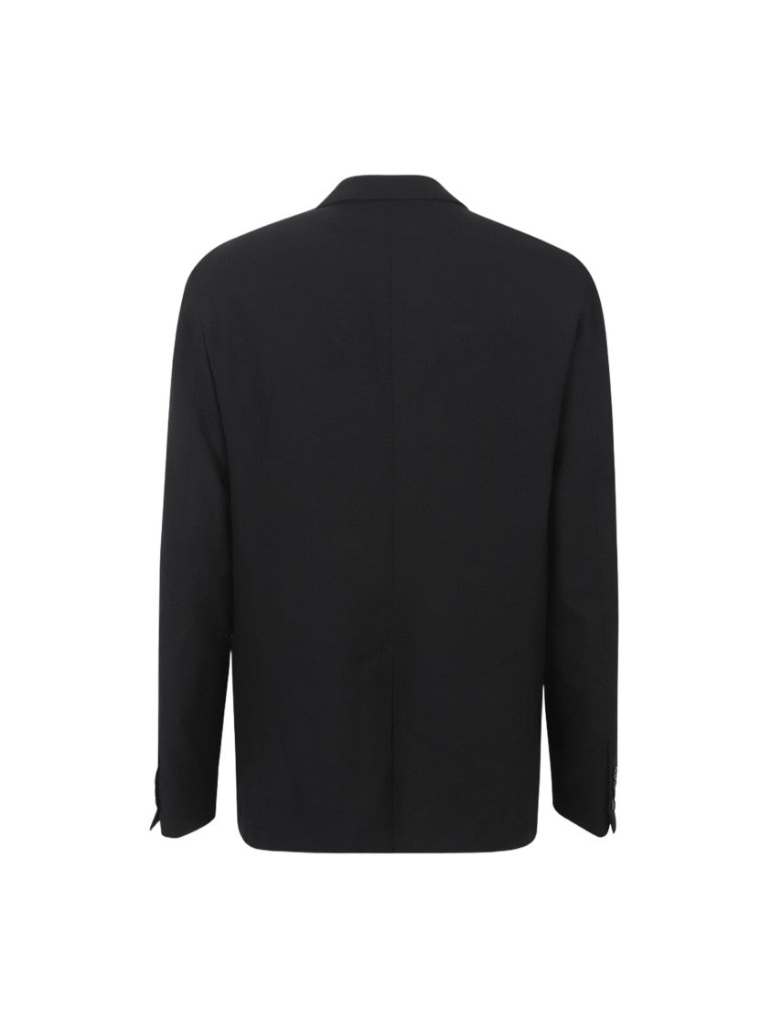 Givenchy Tailored Black Wool Blazer With Notched Lapels