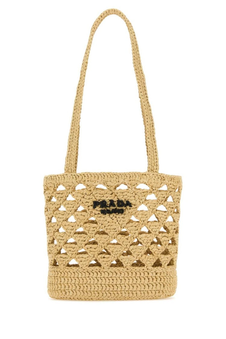 Prada Woven Shoulder Bag