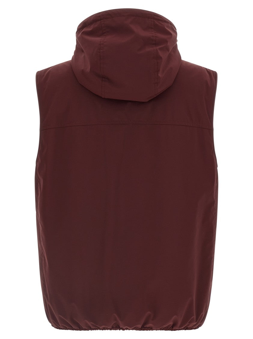 Brunello Cucinelli Water-Repellent Hooded Vest With Padded Structure
