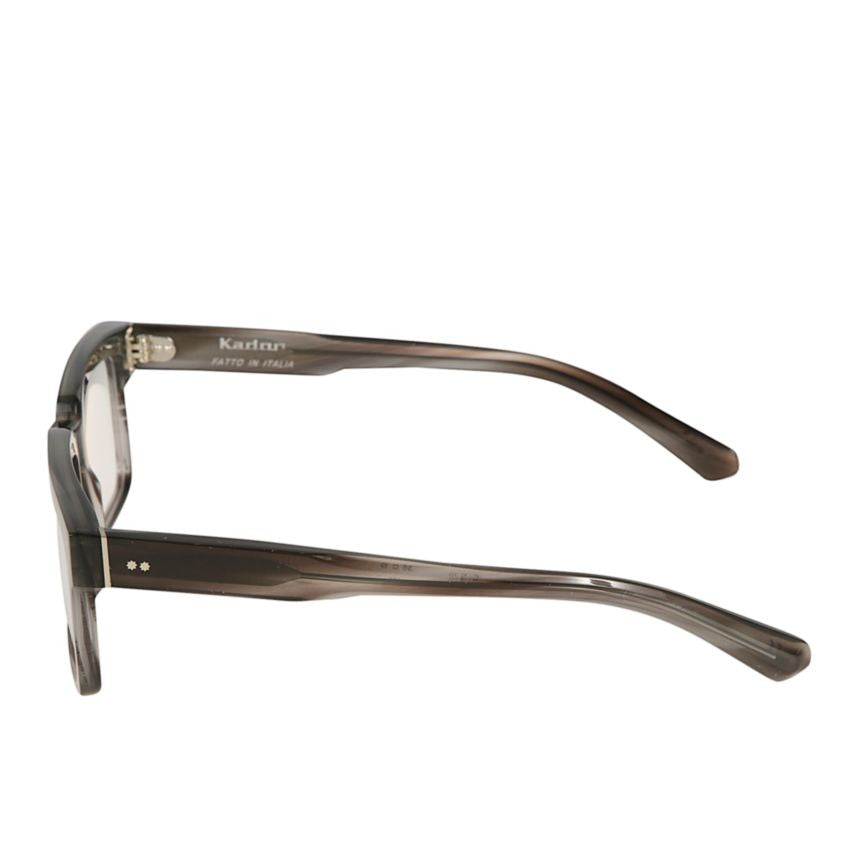 Kador Premium 15 Translucent Smoky Gray Rectangular Eyeglasses