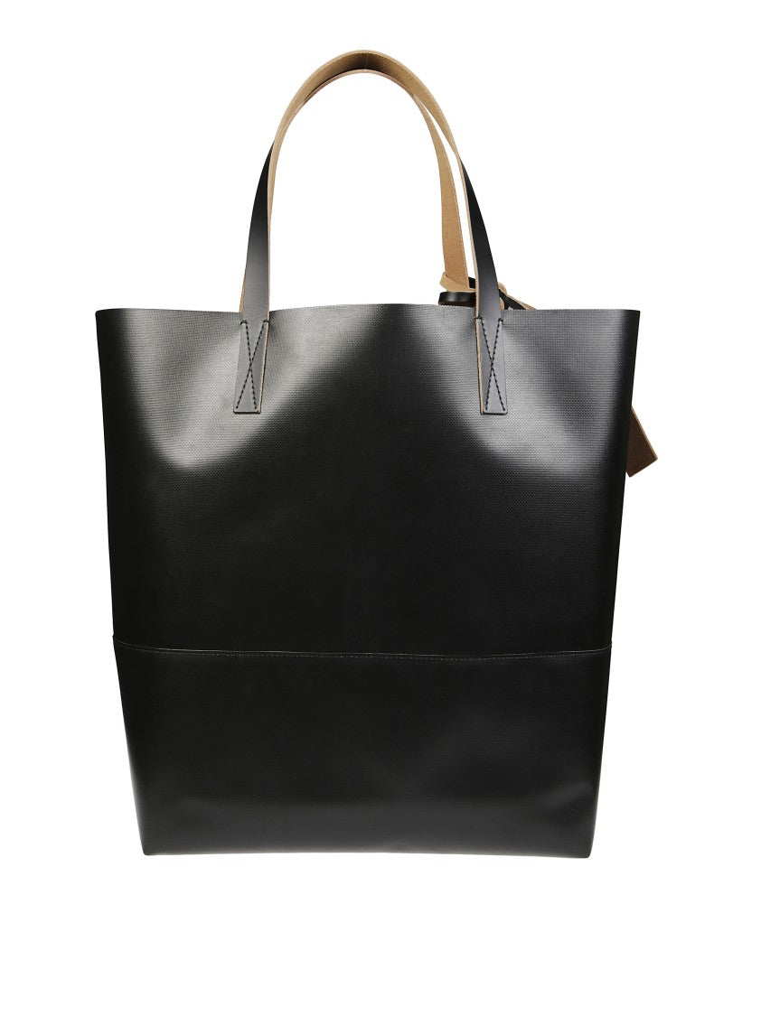 Marni Structured Black Shopping Bag