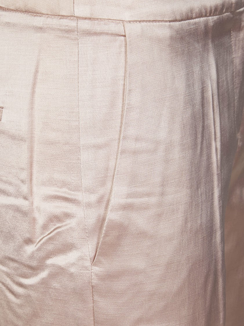 The Andamane Viscose Blend Sleek Side Pockets Pants