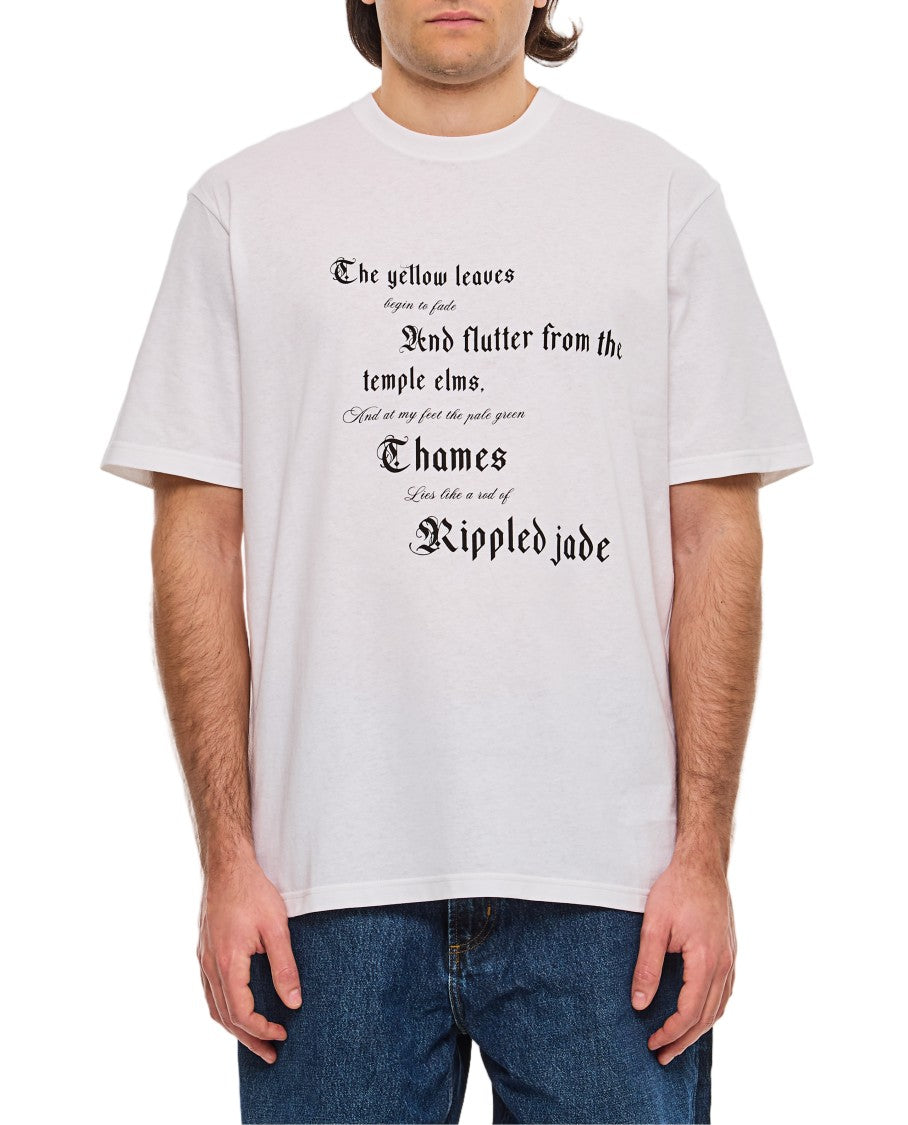 Alexander Mcqueen Relaxed-Fit Crew-Neck T-Shirt With Distinctive Print