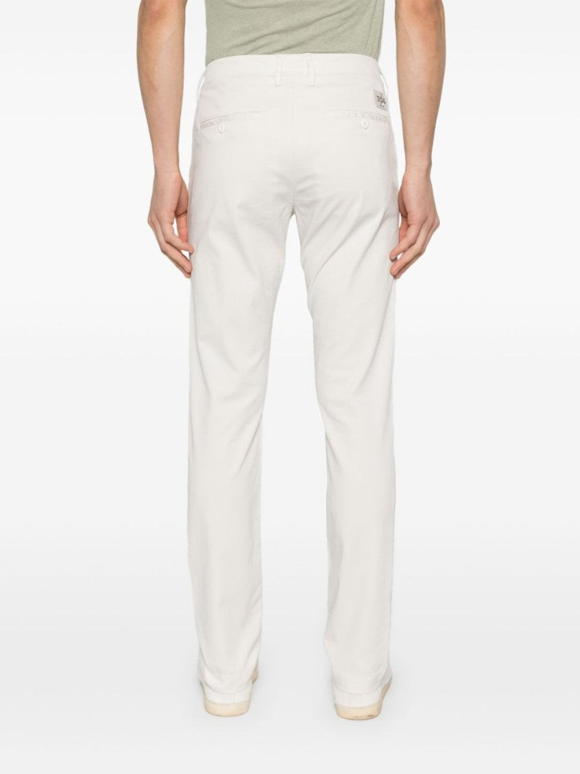 Jacob Cohen Tailored Fit White Denim Jeans