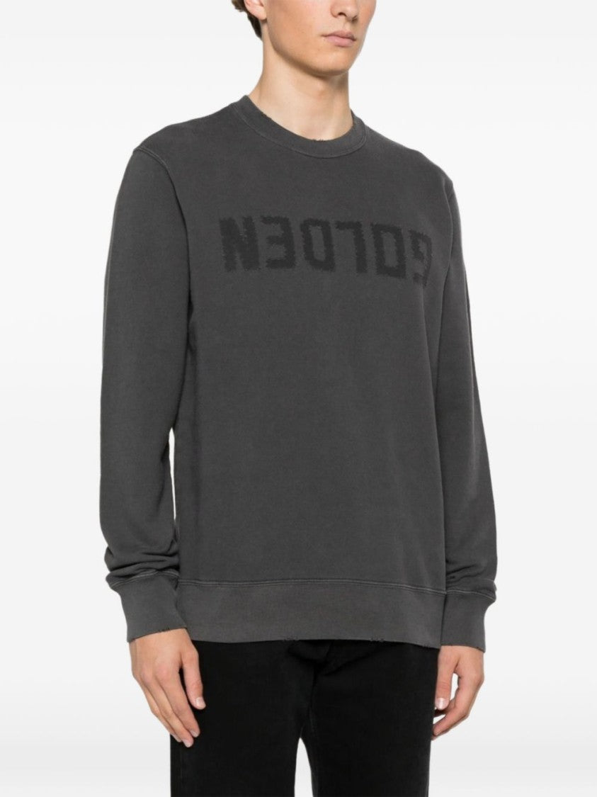 Golden Goose Golden Regular Distressed Cotton Sweatshirt