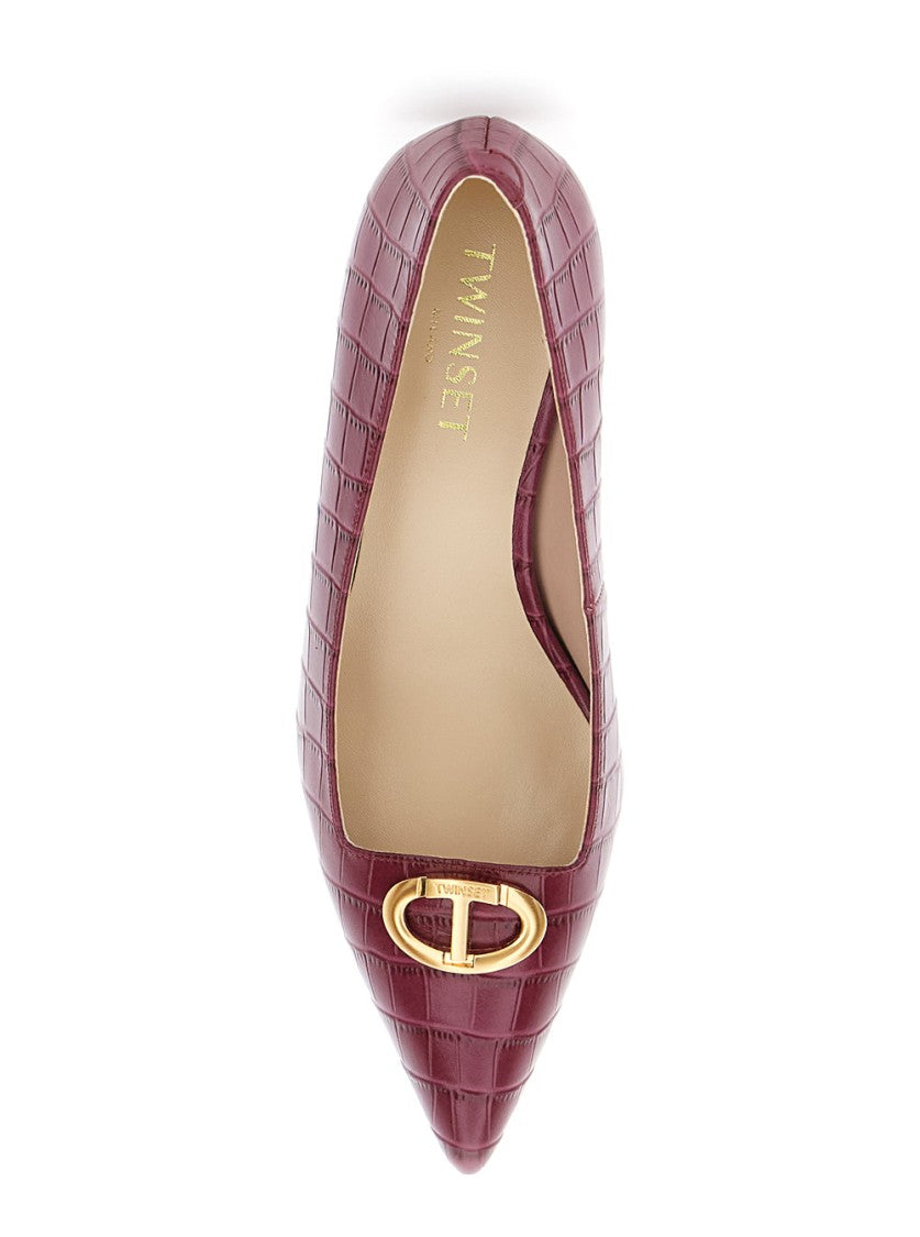 Twin-Set Pointed Toe Pumps