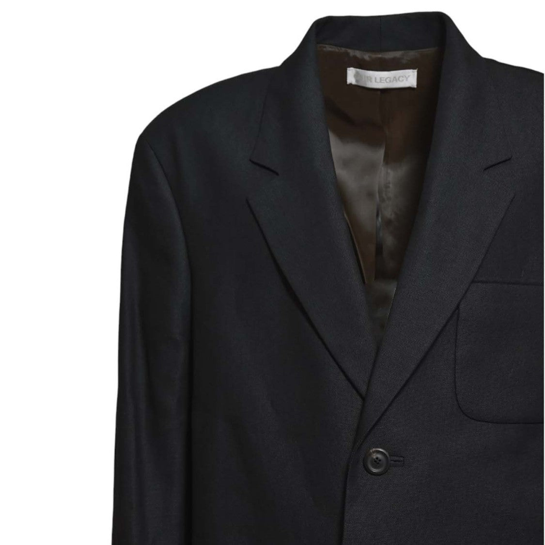 Our Legacy Embrace Black Cotton Hemp Blazer