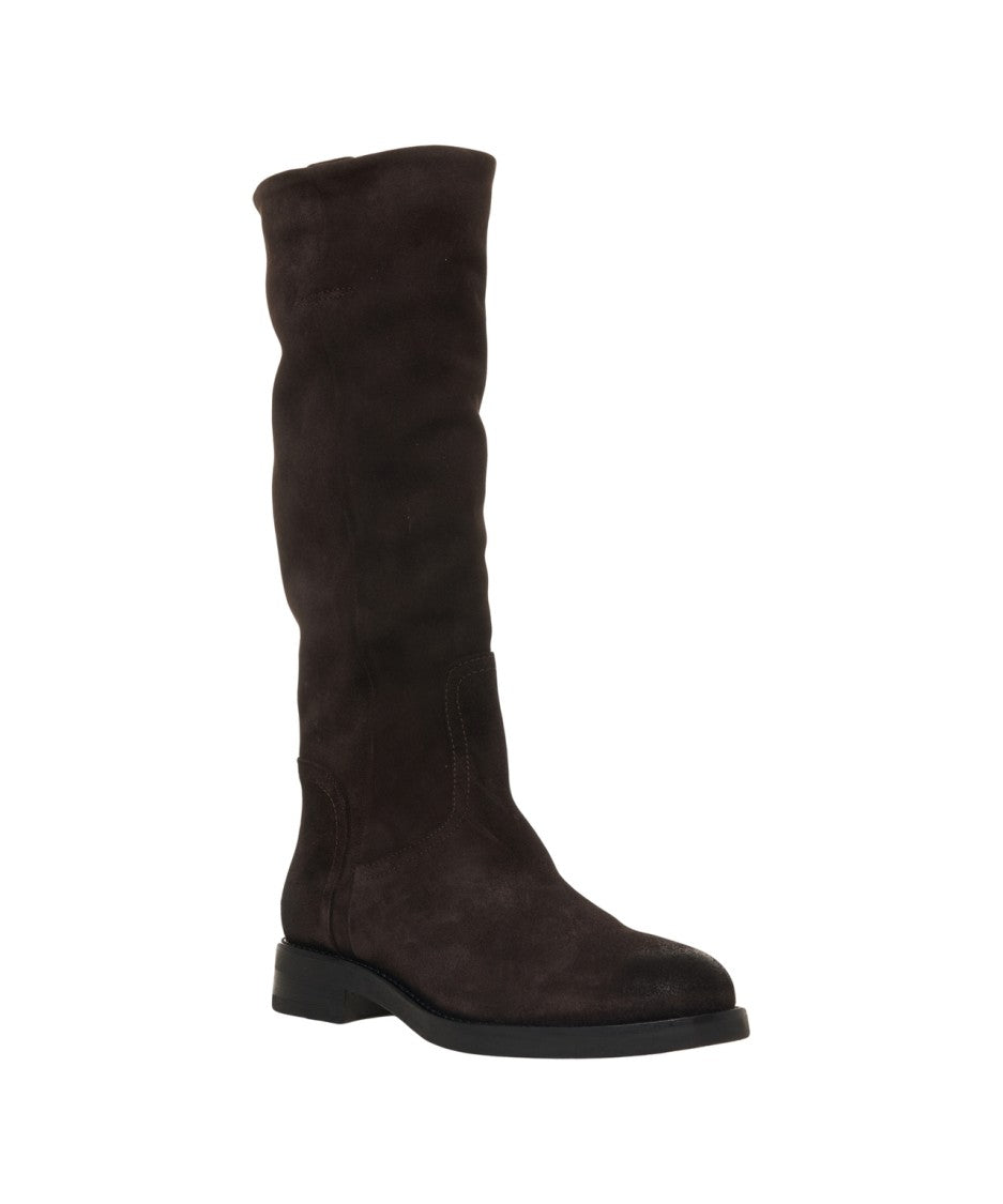 Curiosite Curiosite Ankle Boots In Luxurious Suede