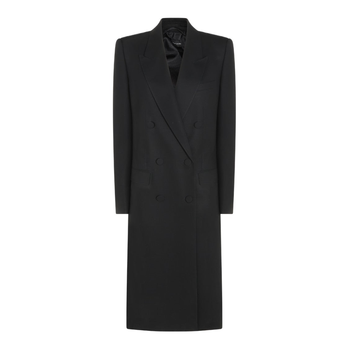 Tom Ford Tailored Long Coat With Double-Breasted Front