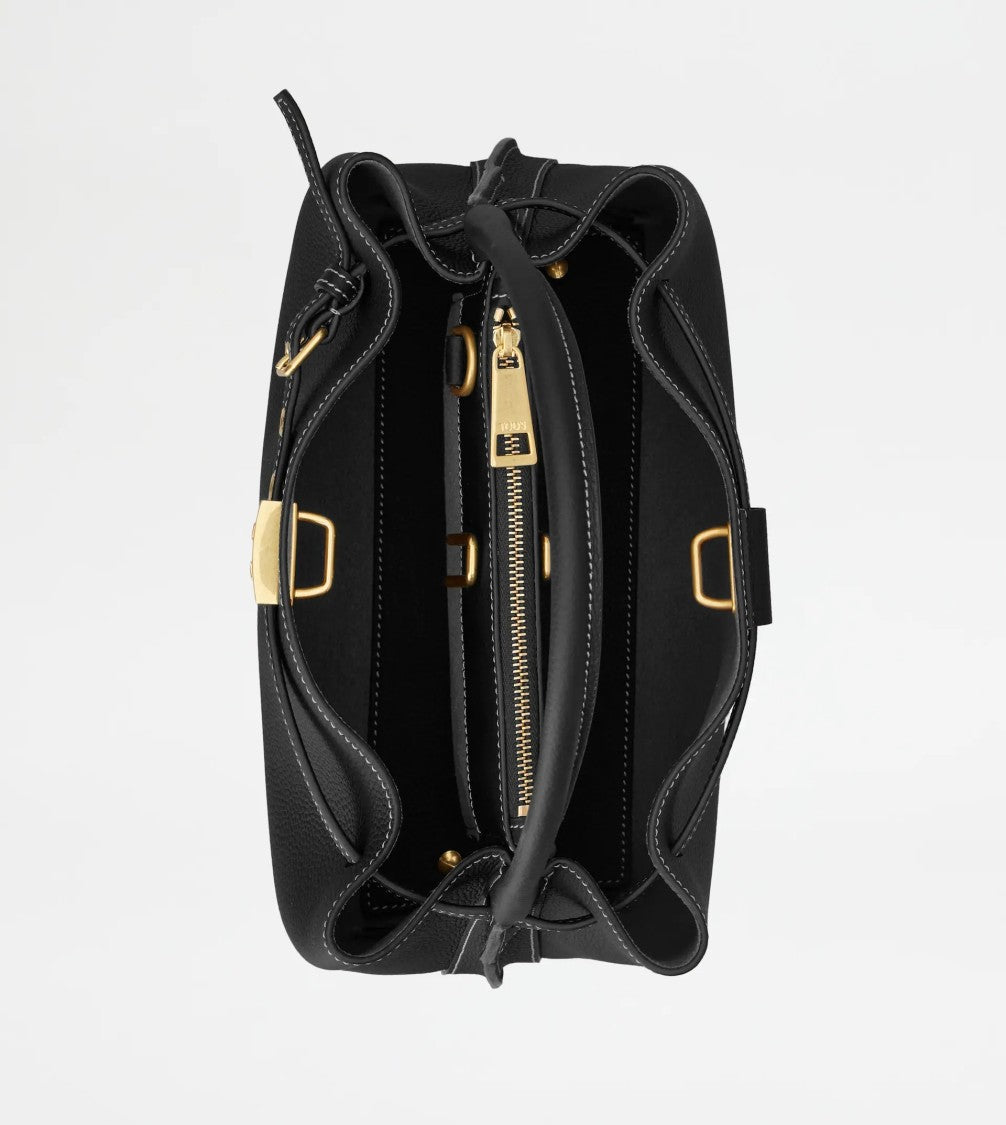 Tod's Black Tim Top Handle Mini Bag