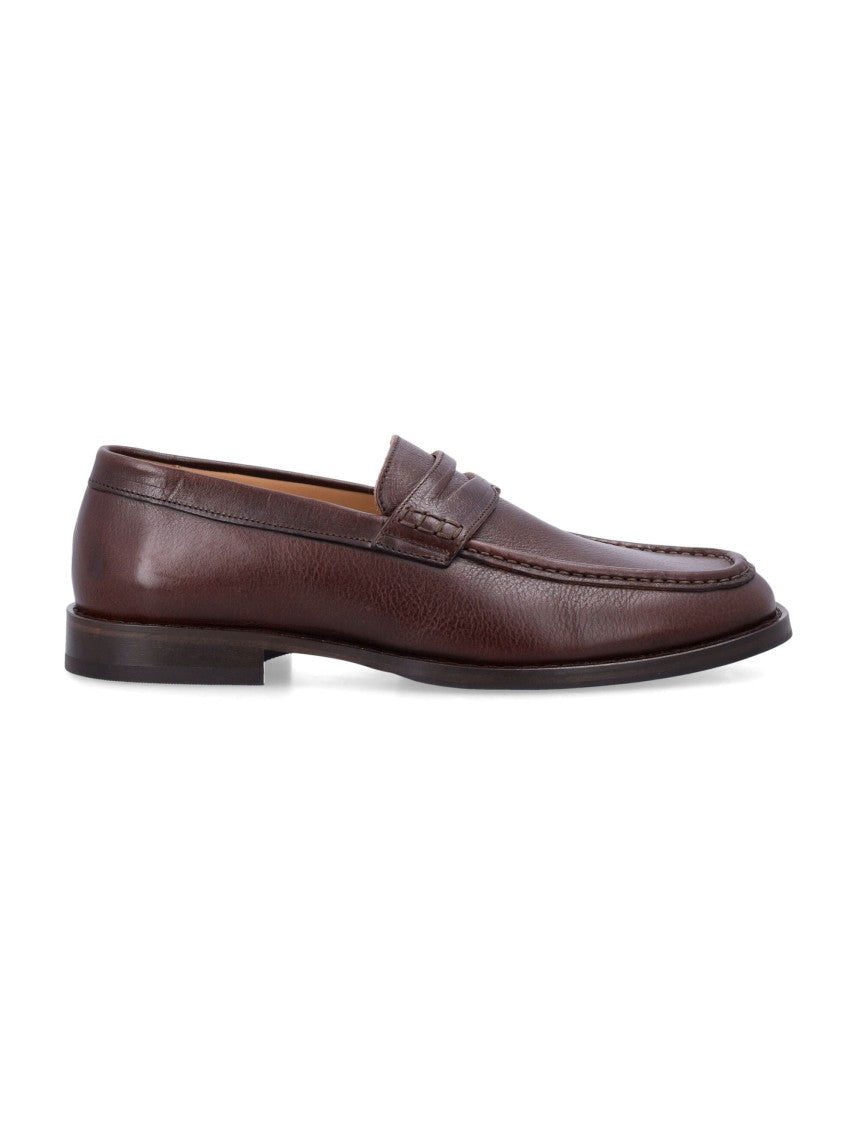 Our Legacy Brown Light Leather Loafers