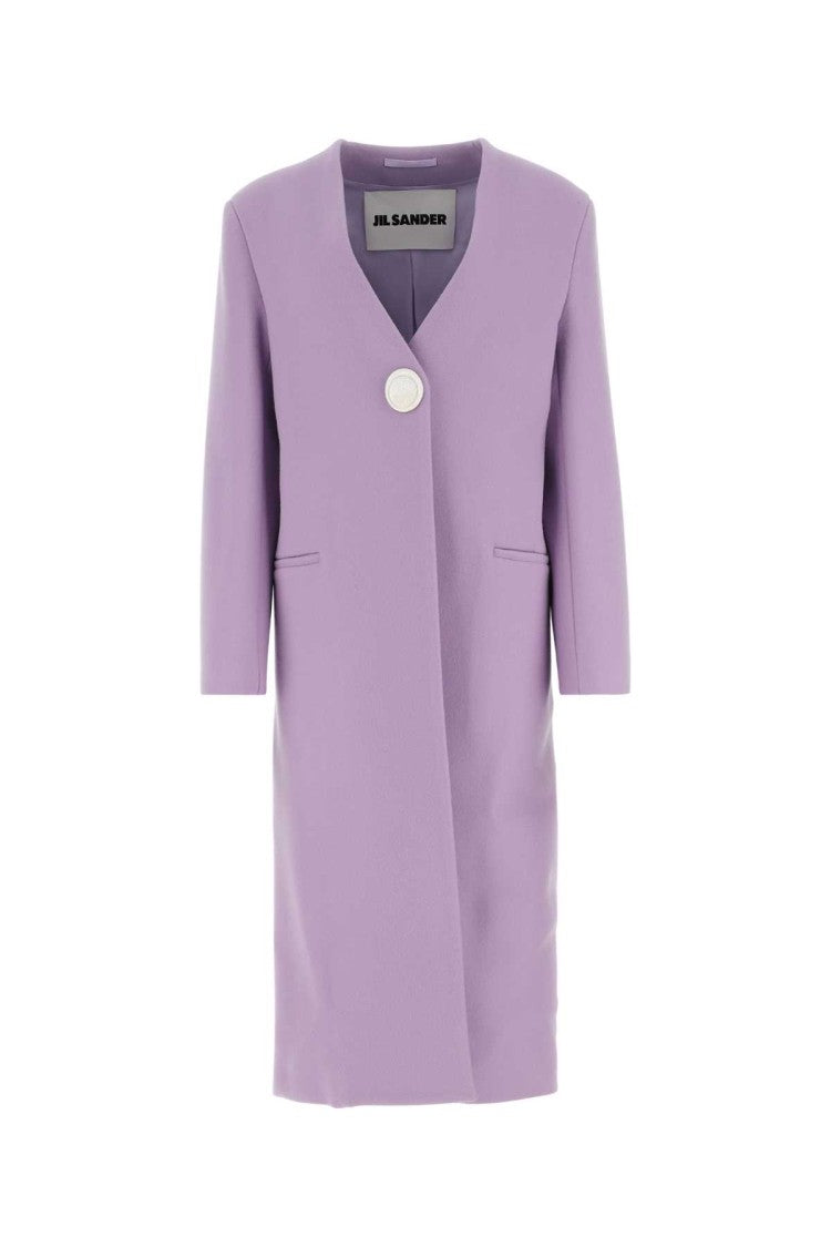 Jil Sander Lilac Cashmere Coat