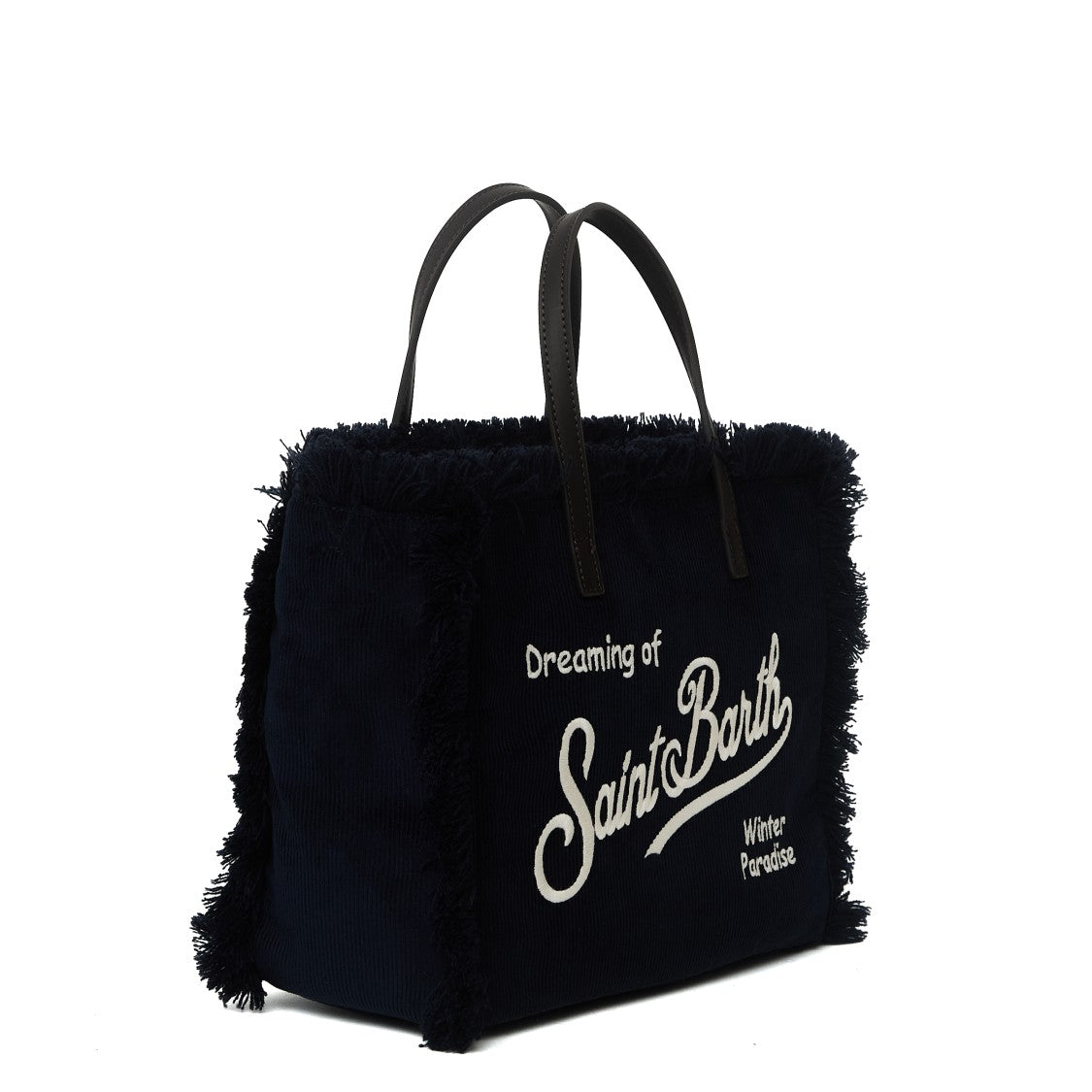 Mc2 Saint Barth Blu Colette Corduroy Handbag