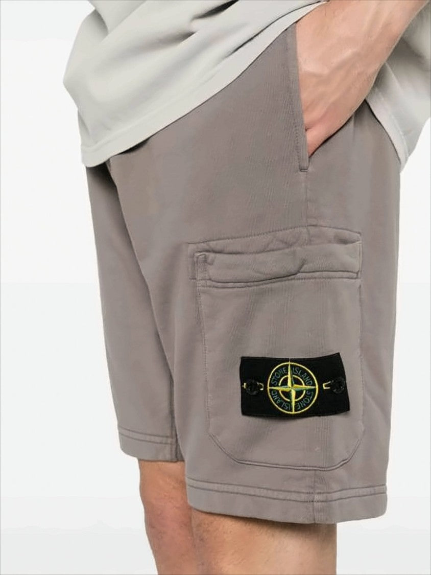 Stone Island Relaxed Fit Cotton Shorts