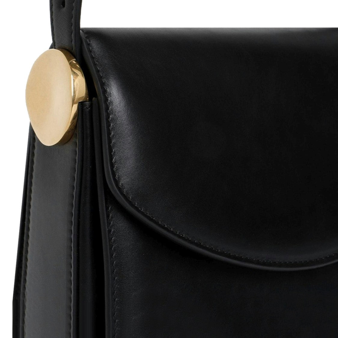 Jil Sander Crossbody Bag In Black Calf Leather