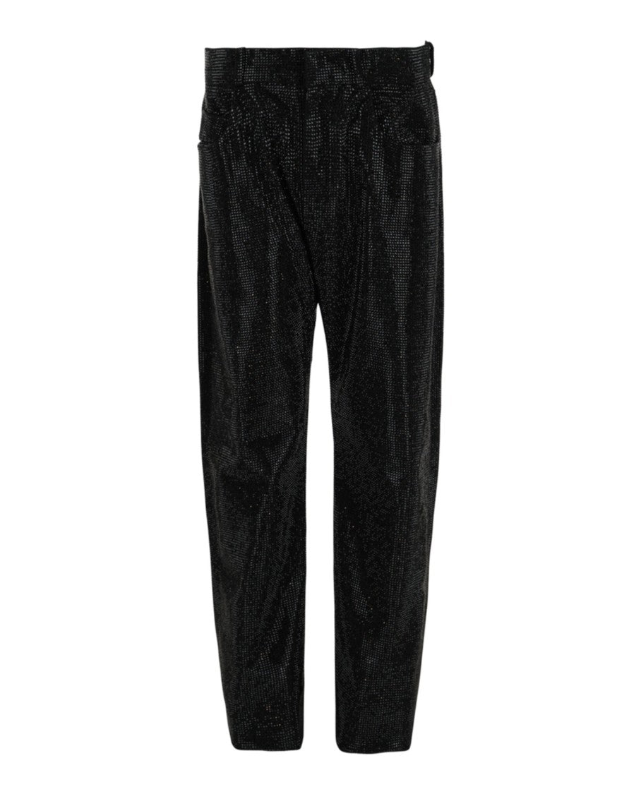 Ferragamo Crystal-Embellished Pants