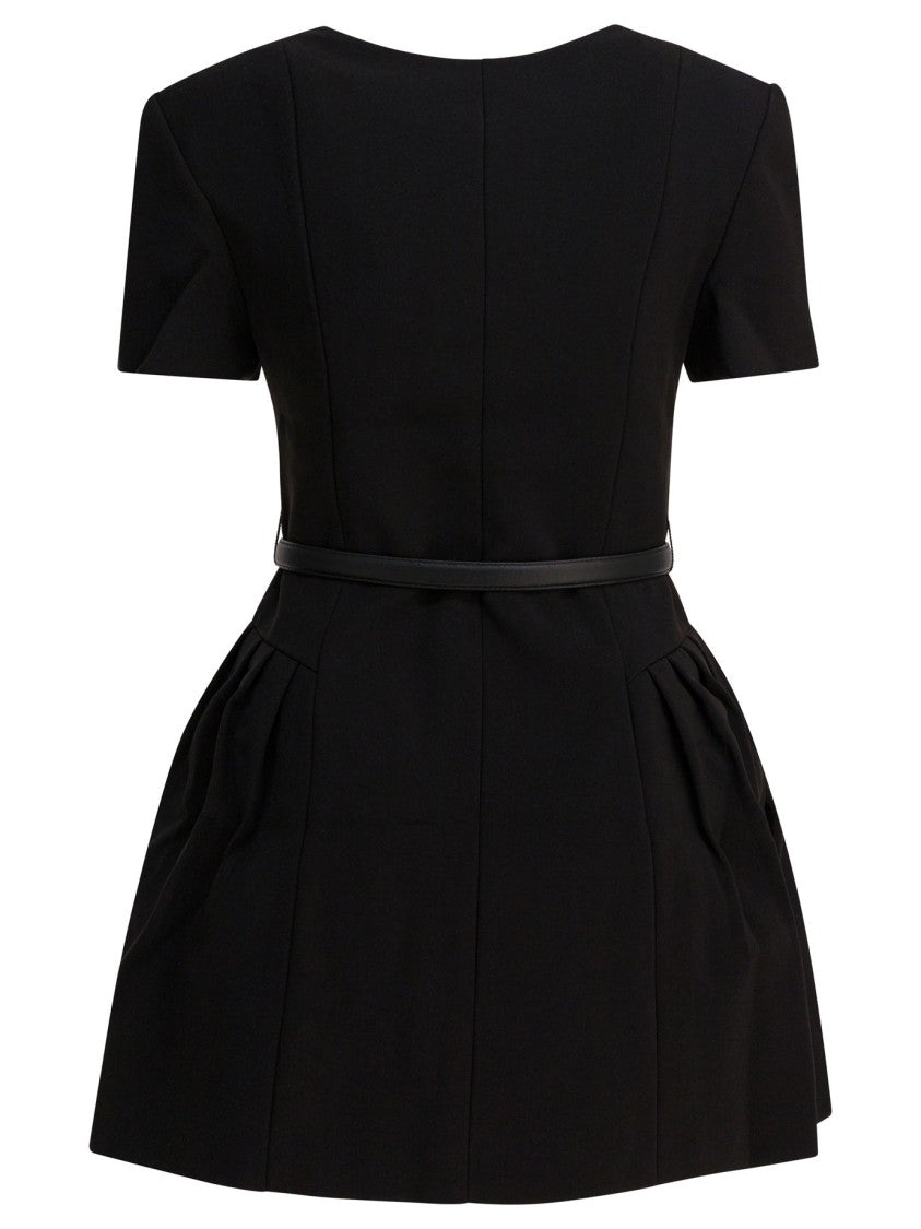 Self-Portrait Short Flared Dress