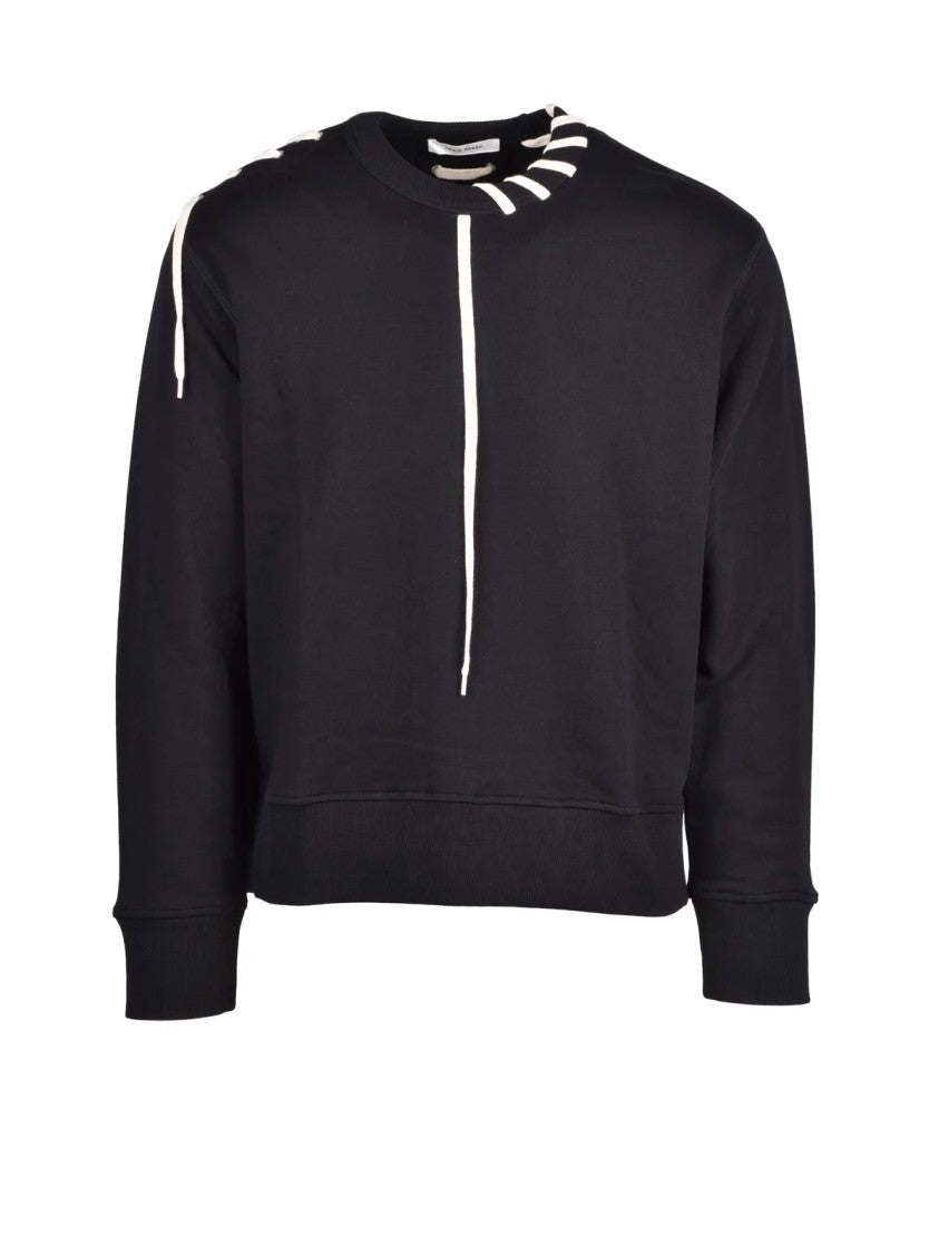 Craig Green Black Stitch Detailing Relaxed Fit Cotton Sweatshirt