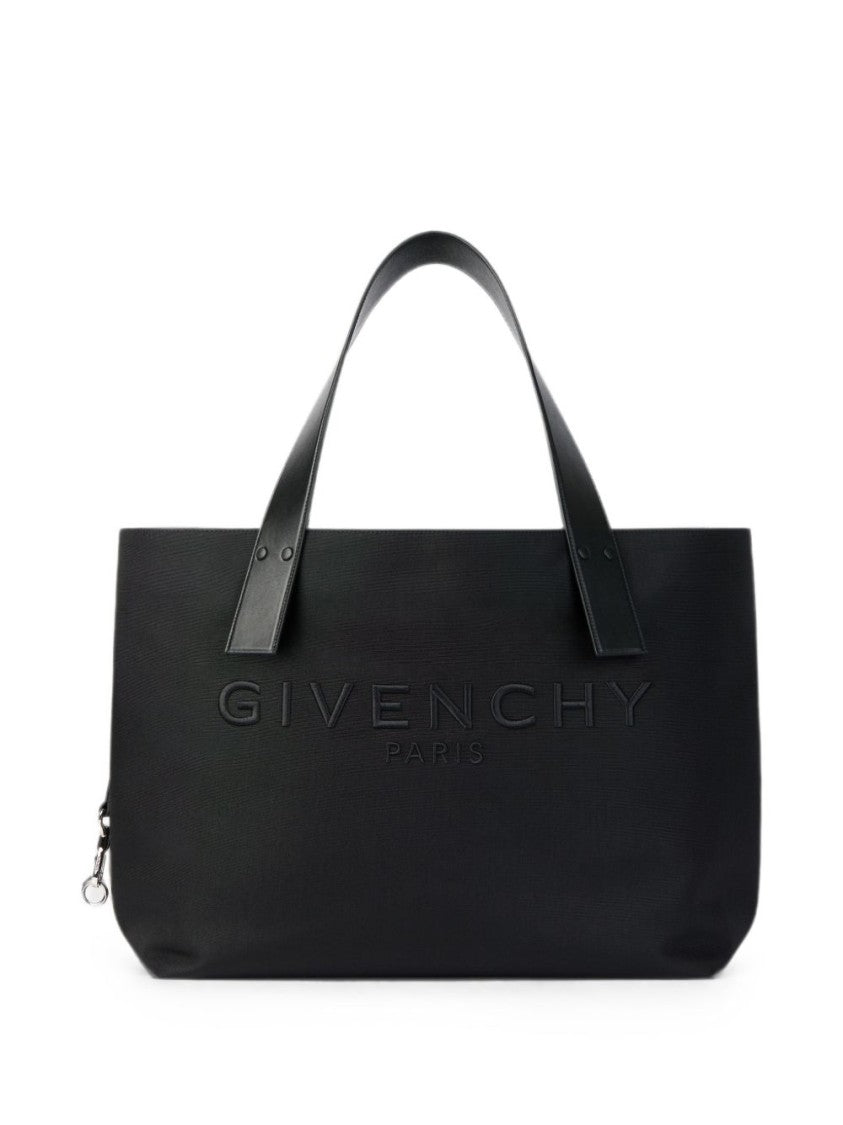 Givenchy Black Rectangular Embossed Handbag