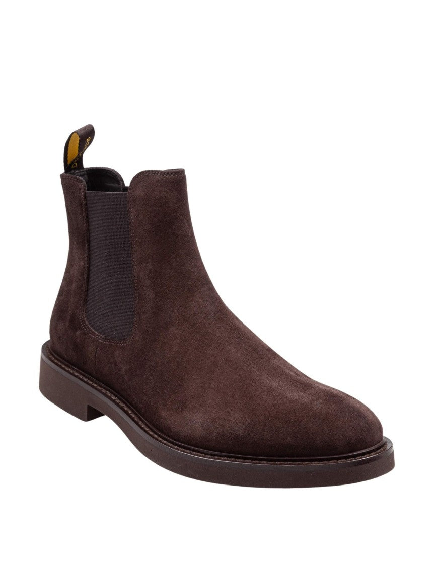 Doucal's Mink Suede Beatles Ankle Boot