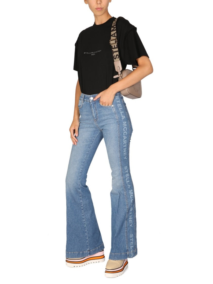 Stella Mccartney Crystal Logo T-Shirt