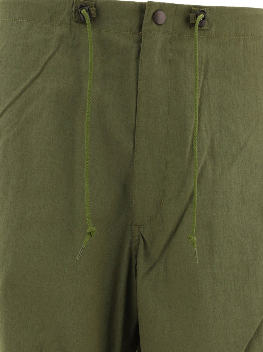 Needles Utility Cargo Pants With Adjustable Drawstring And Flap Pockets