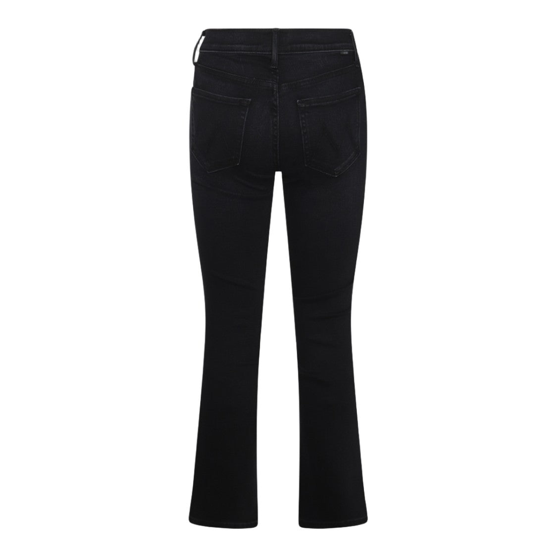 Mother High-Waisted Dark Wash Jeans With Flared Hem