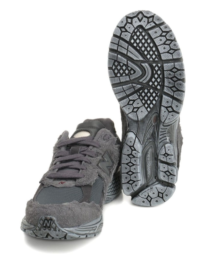 New Balance Textured Layered Sneakers With Cushioned Sole