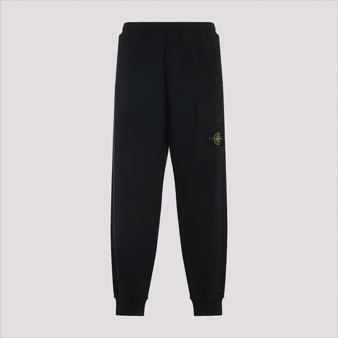 Stone Island Relaxed Fit Cargo Pants With Embroidered Patch