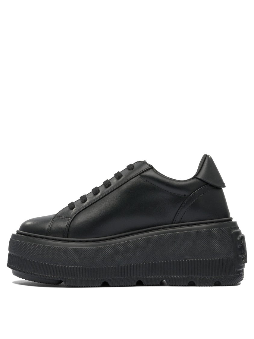 Casadei Sole Sneakers With Design And Elevated Platform