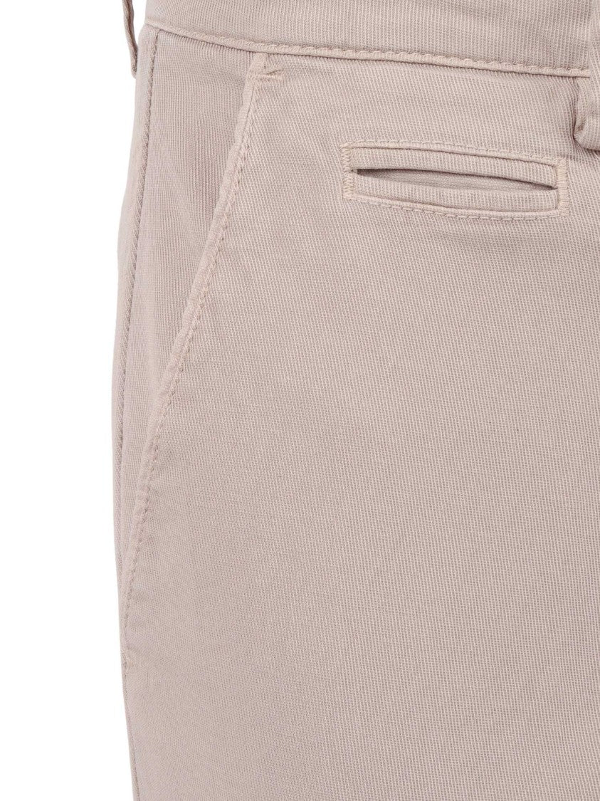 Briglia Slim Fit Cotton Linen Straight-Leg Pants