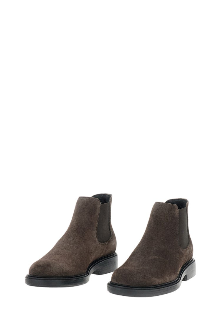 Hogan Ankle Boots Crafted From Soft Suede Leather With Memory Foam Insole