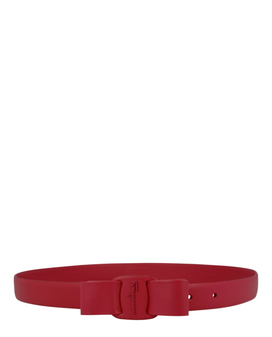Ferragamo Vara Bow Skinny Belt