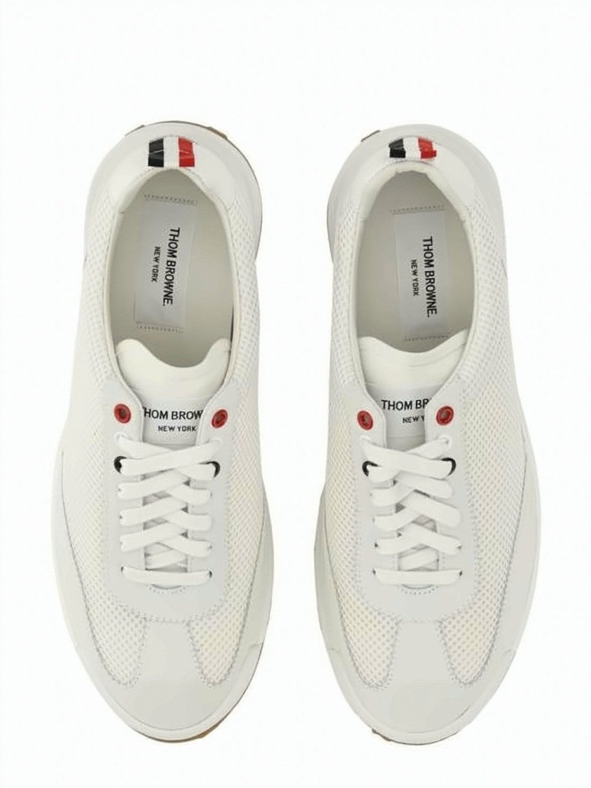 Thom Browne Fine Kid Suede Tech Runner Sneakers