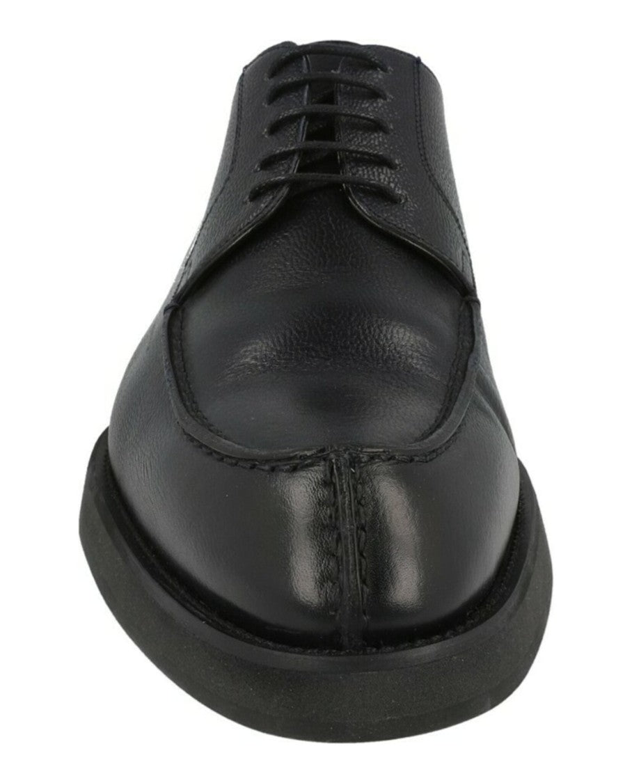 Brioni Textured-Leather Derby Shoes