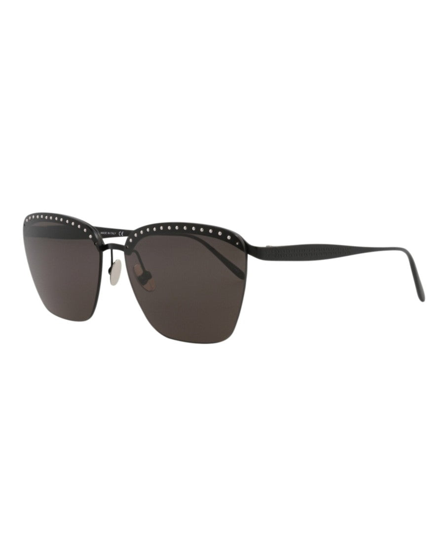 Alaïa Square-Frame Metal Sunglasses