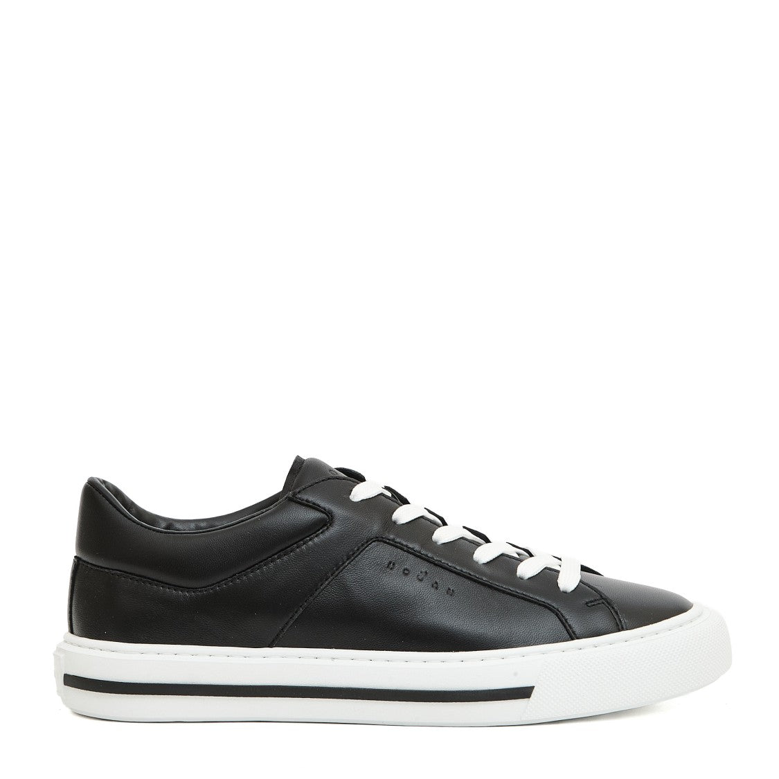 Hogan H691 Black Leather Sneakers