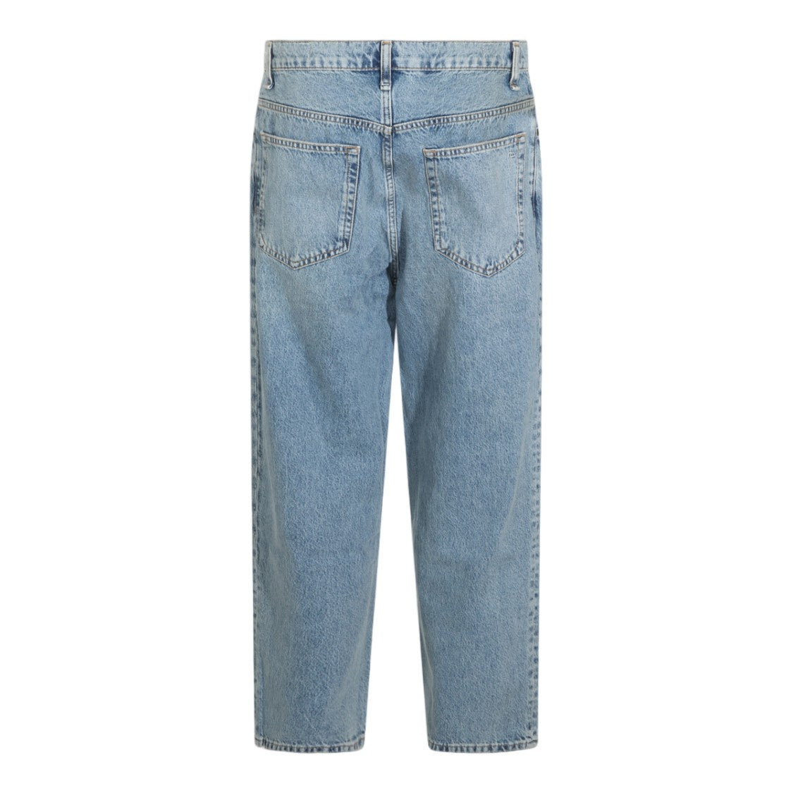 Rag & Bone Straight-Leg Denim Jeans With Mid-Rise Waist And Subtle Distressing