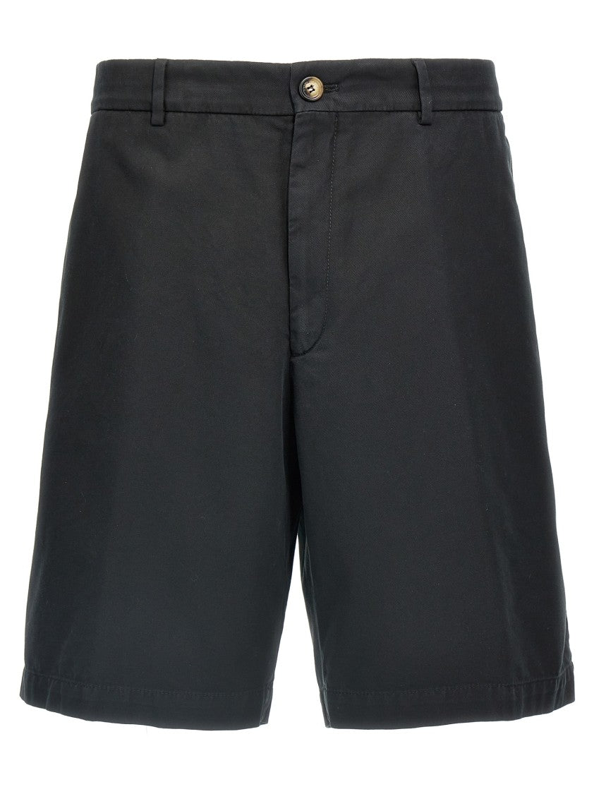 Brunello Cucinelli Garment-Dyed Cotton Bermuda Shorts