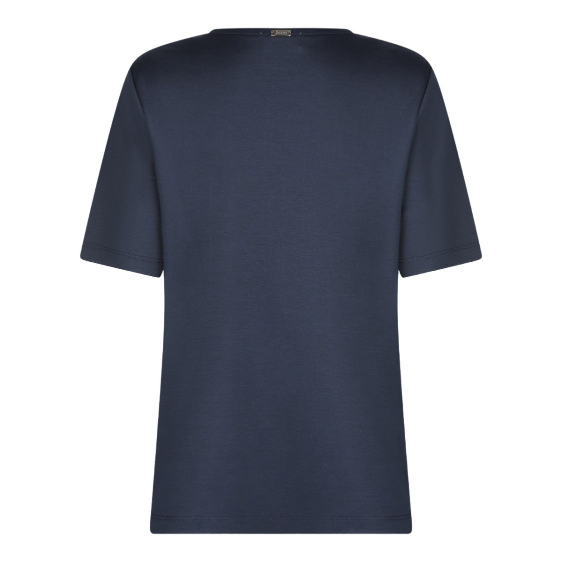 Herno Navy Blue Short-Sleeved T-Shirt