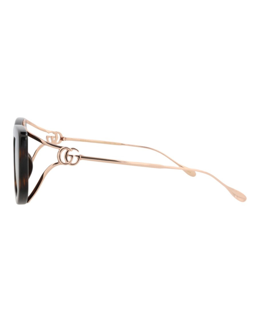 Gucci Square-Frame Injection Sunglasses