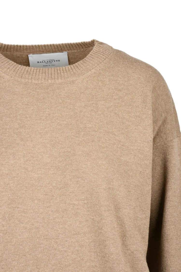 Ballantyne Crew Neck Sweater - Beige