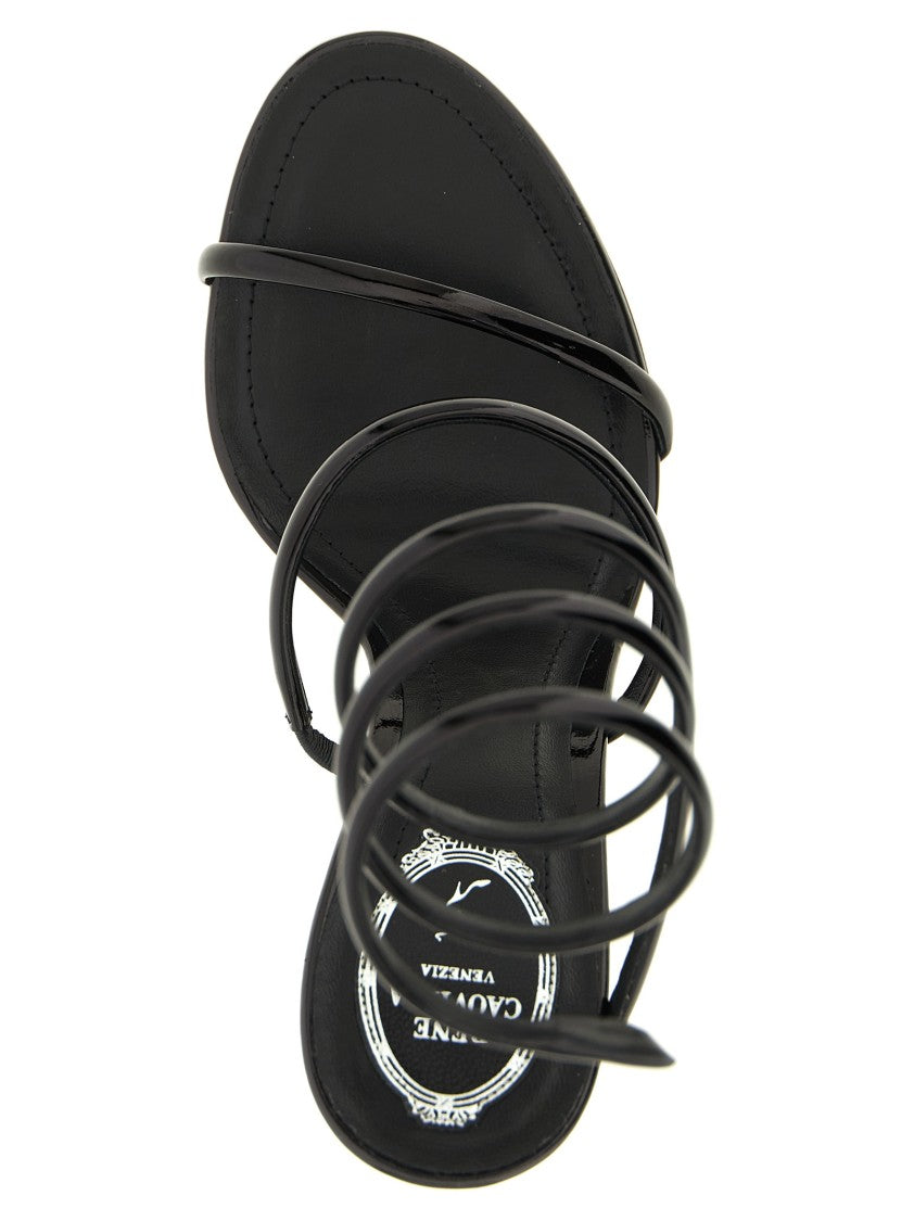René Caovilla Cleo Metallic' Sandals
