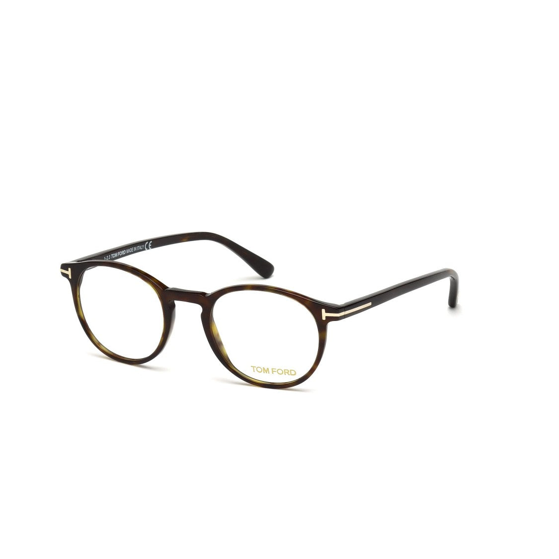 Tom Ford Ft5294 Classic Round Tortoiseshell Acetate Eyeglasses