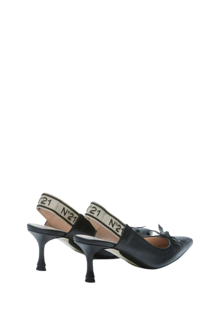 N°21 Leather Slingback Pumps