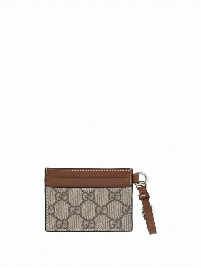 Gucci Slim Fabric Wallet With Interlocking Gg Pattern