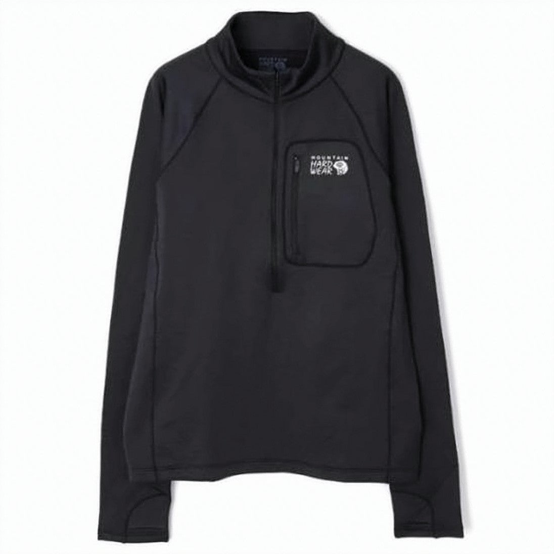 Mountain Hardwear Half-Zip Long Sleeve Pullover With Zippered Chest Pocket
