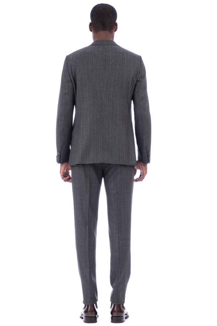 Caruso Drop 8 Spigata Wool Tailored Suit